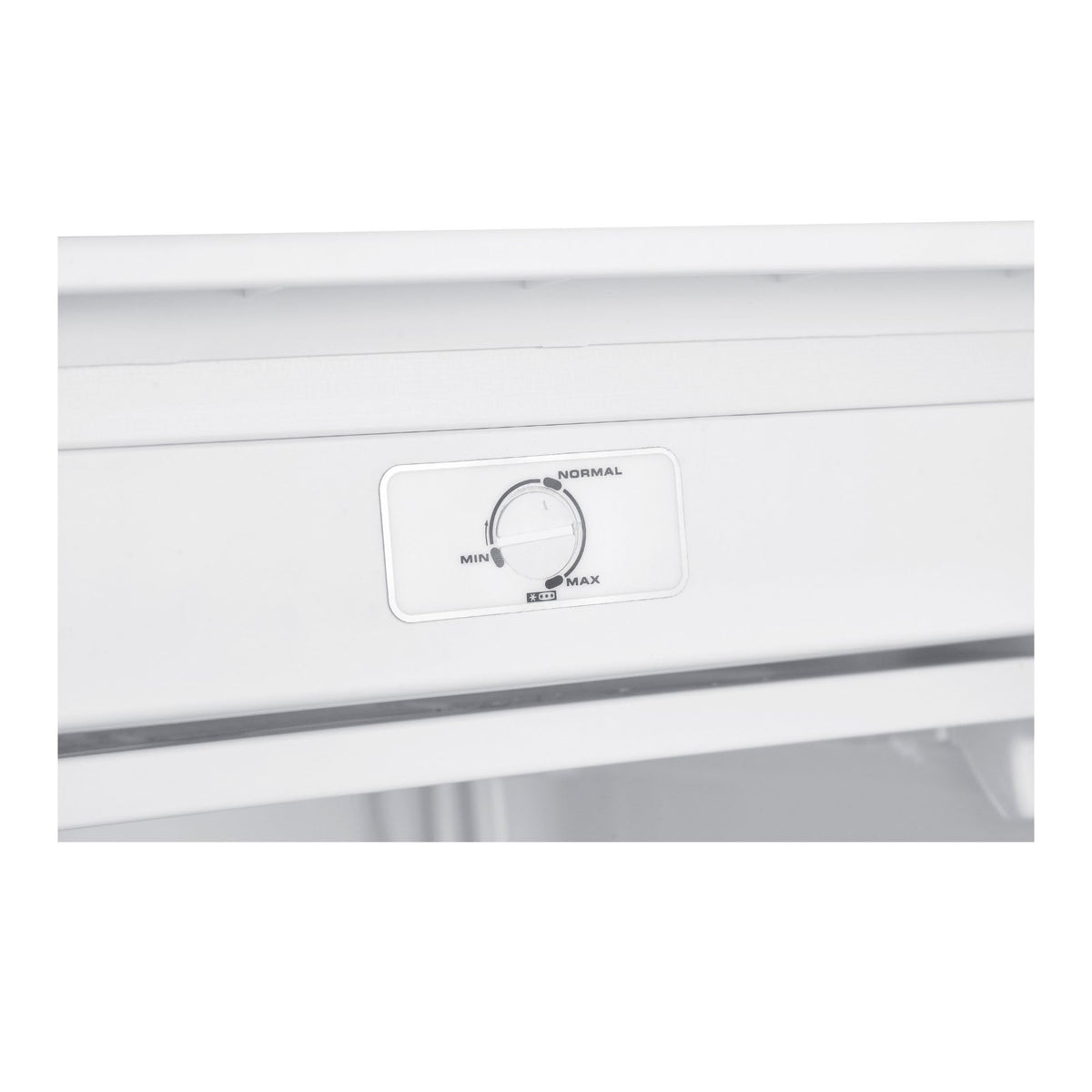 Teknix UC48F2W Freestanding Undercounter Freezer - 48cm Width / 60 Litre Capacity - Suitable for Outbuildings - 3 Large Compartments - 4 Star Freezer Rating - White