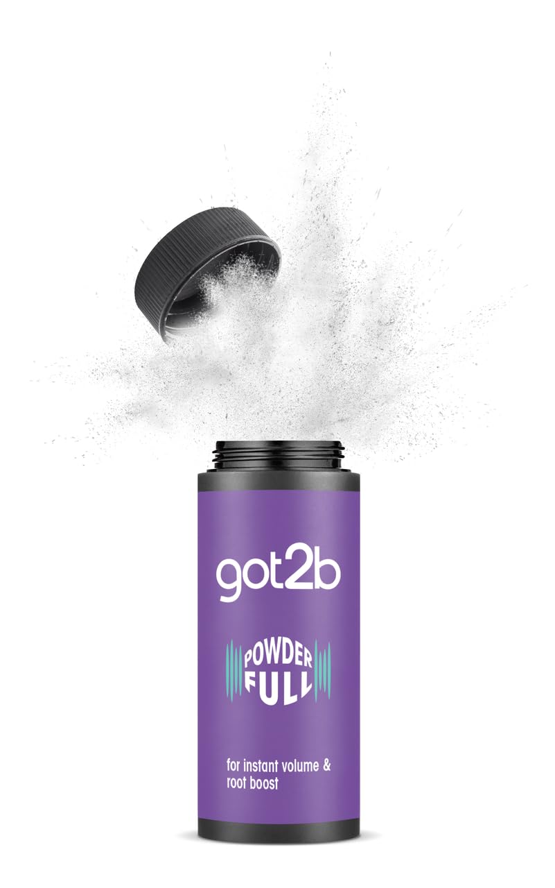 got2b POWDERful Volumising Styling Powder 10 g, Natural Hold, Powder Hair Styling, Volumising Styling Hair Powder, Instant Volume from the Roots, Vegan Formula