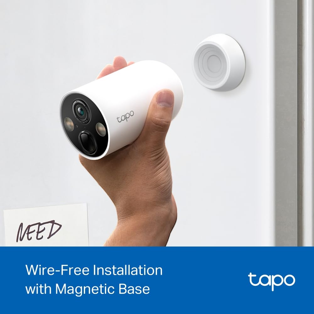 Tapo TC82 2K Battery Outdoor Security Camera Wireless