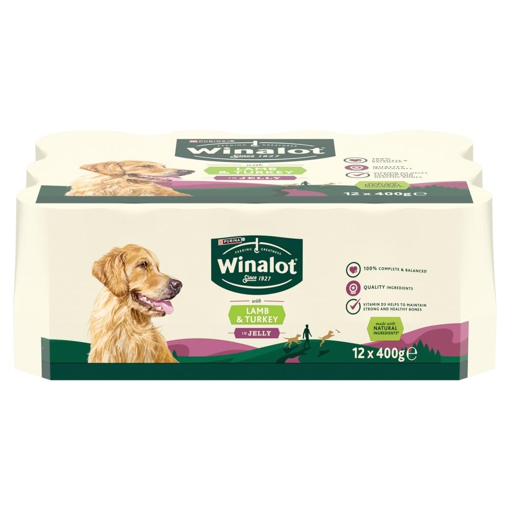 WINALOT Sunday Dinner Mixed in Gravy Wet Dog Food Pouches 40x100g