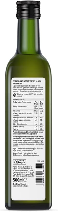 by Amazon Spanish Extra Virgin Olive Oil, 500ml