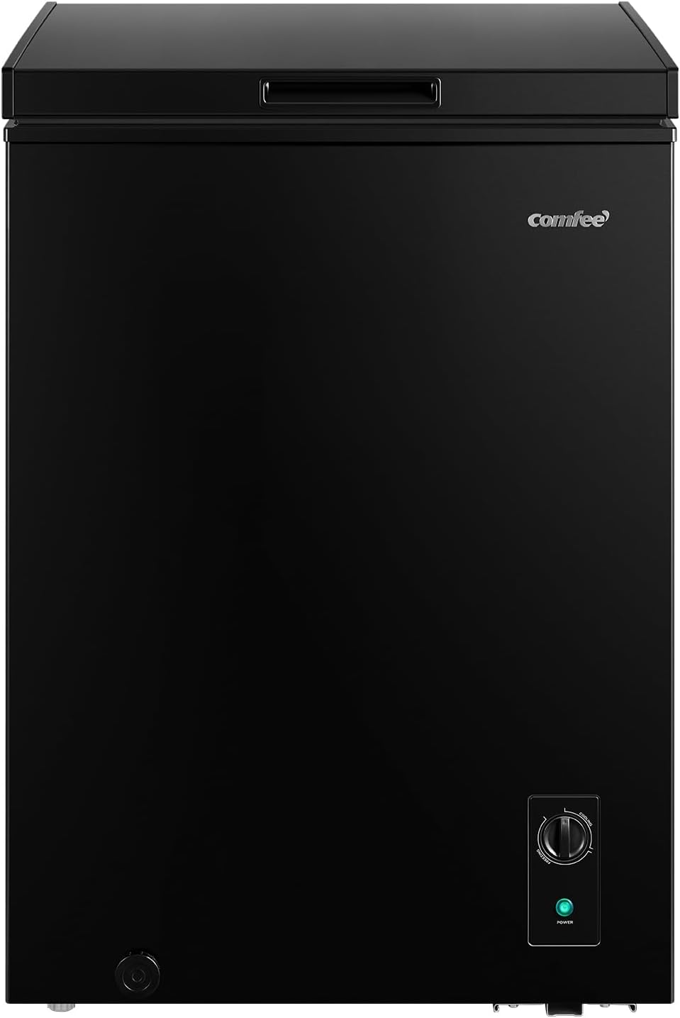 COMFEE' 99L Chest Freezer, Convertible Refrigeration Mode, RCC102BL2UK(E)