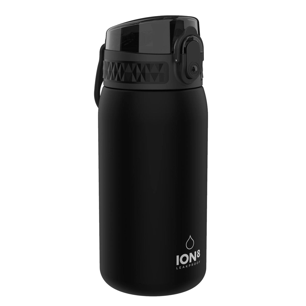 ION8 Kids Water Bottle, 350 ml/12 oz, Leak Proof, Easy to Open, Secure Lock, Dishwasher Safe, Carry Handle, Hygienic Flip Cover, Easy Clean, Odour Free, Rose Pink