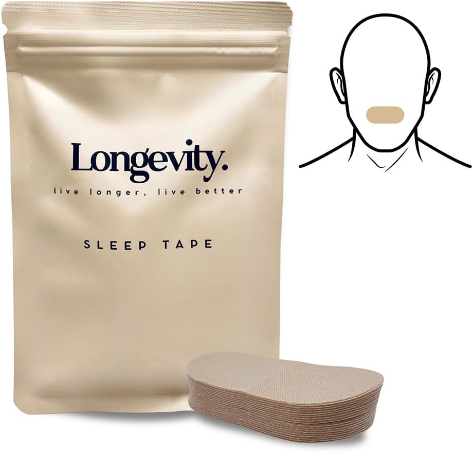 Longevity Sleep Tape, 30 Strips (Beige)