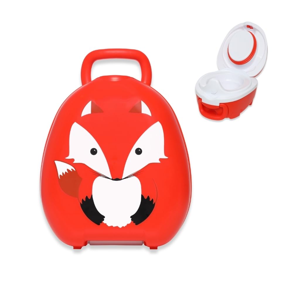 My Carry Potty - Travel Potty, Award-Winning Portable Toddler Toilet Seat for Kids to Take Everywhere (Ladybird)