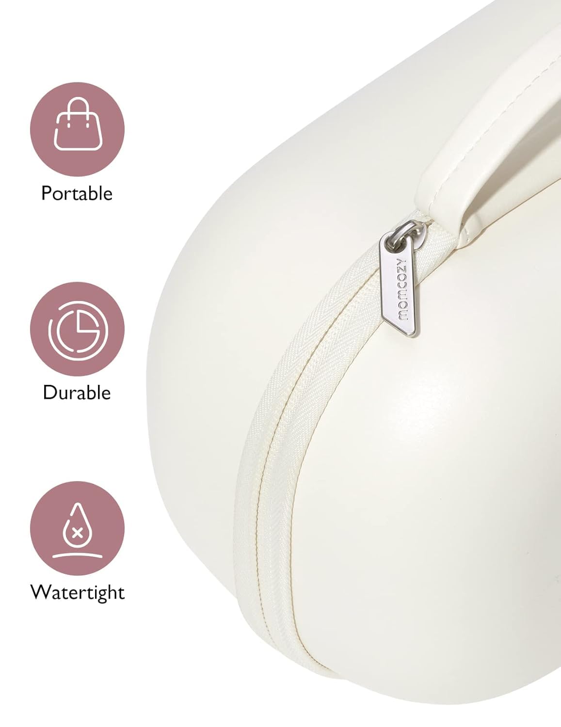 Momcozy Full Set Collector Cup Only Compatible with Momcozy M5 NOT for Others. Original M5 Breast Pump Replacement Accessories (160ml, with Double-Sealed Flange 24mm)