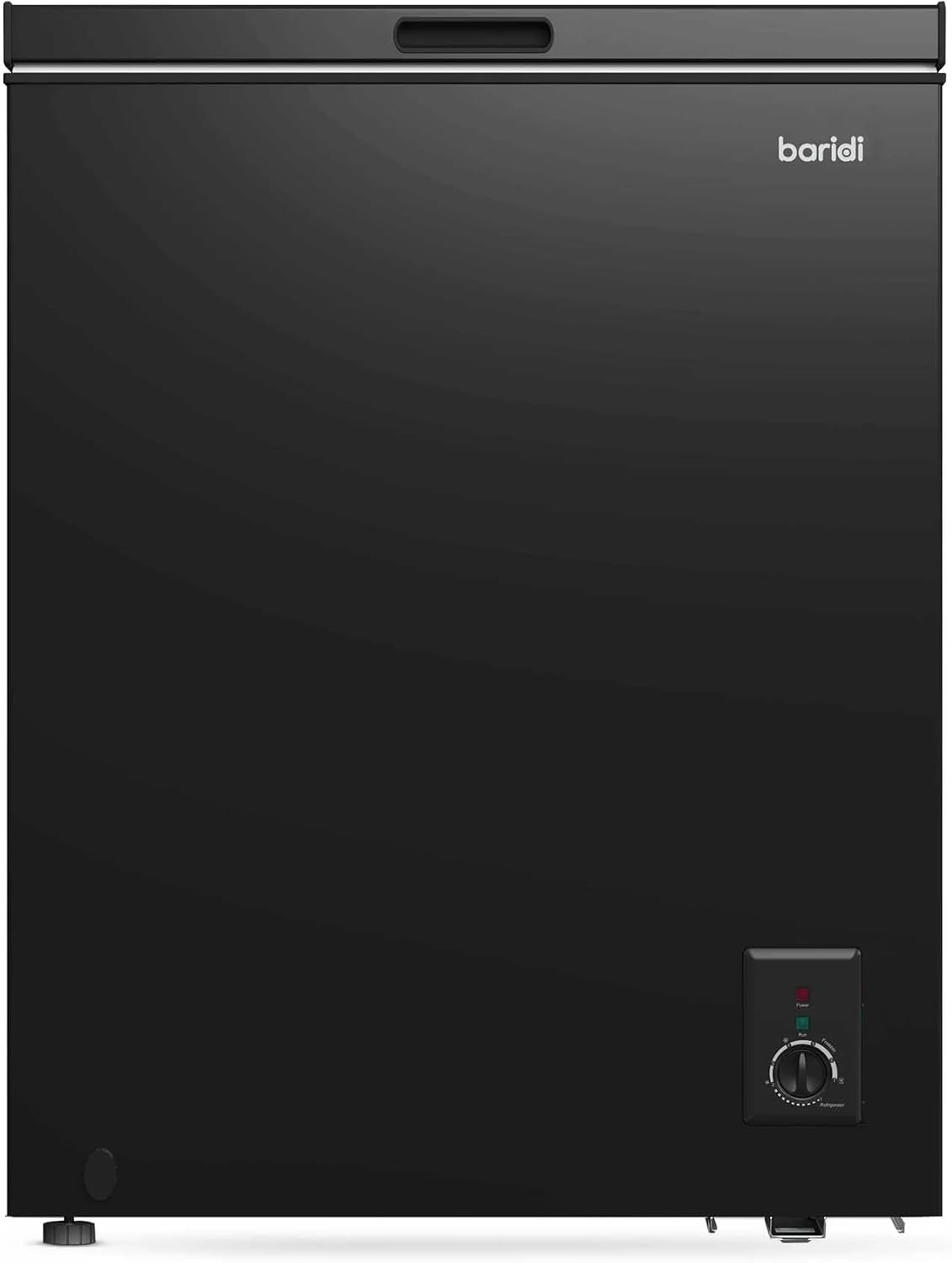 Baridi 299L Freestanding Chest Freezer with Adjustable Thermostat, Black - DH261