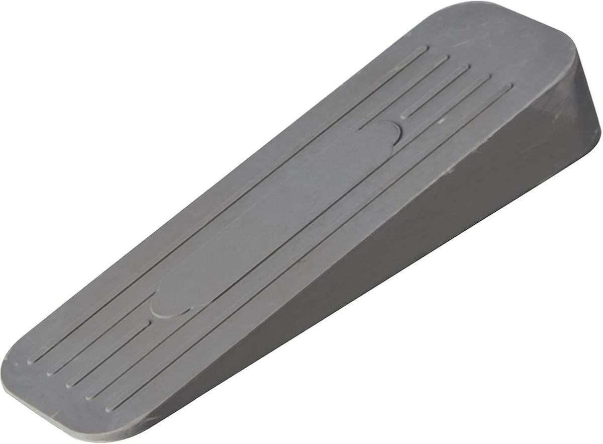 Merriway BH02509 Heavy Duty Non Slip Rubber Door Wedge, Grey, Pack of 1