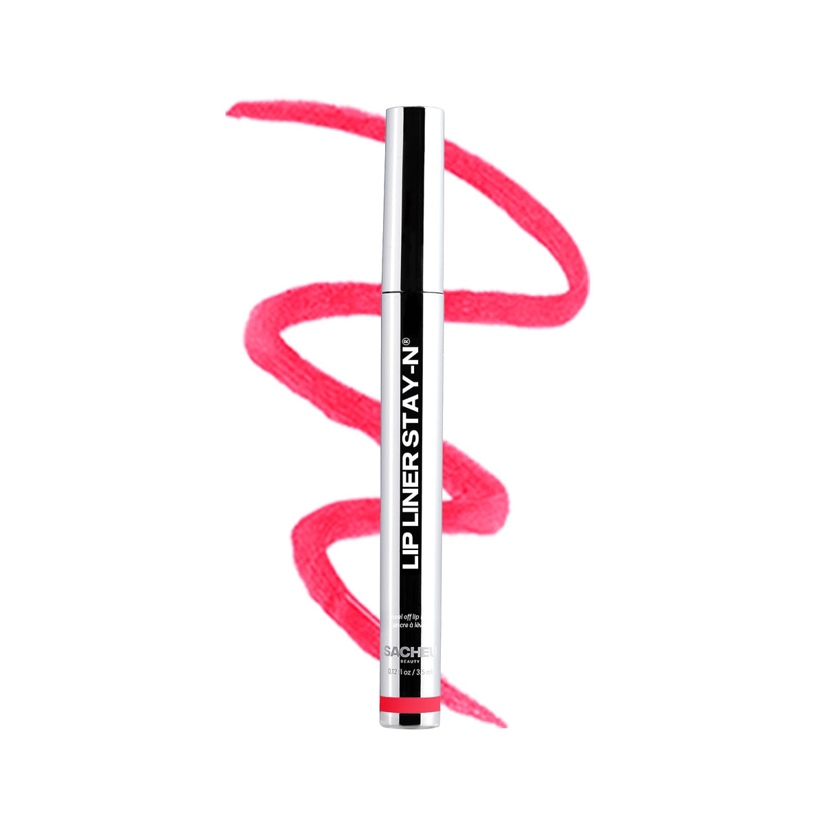 Sacheu Lip Liner STAY-N Peel Off Lip Stain, Longwear, p-INKED