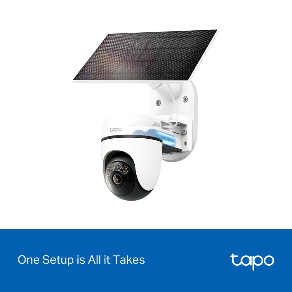 Tapo TC90 KIT 2K 3MP Solar Pan/Tilt Outdoor Security Camera Wireless