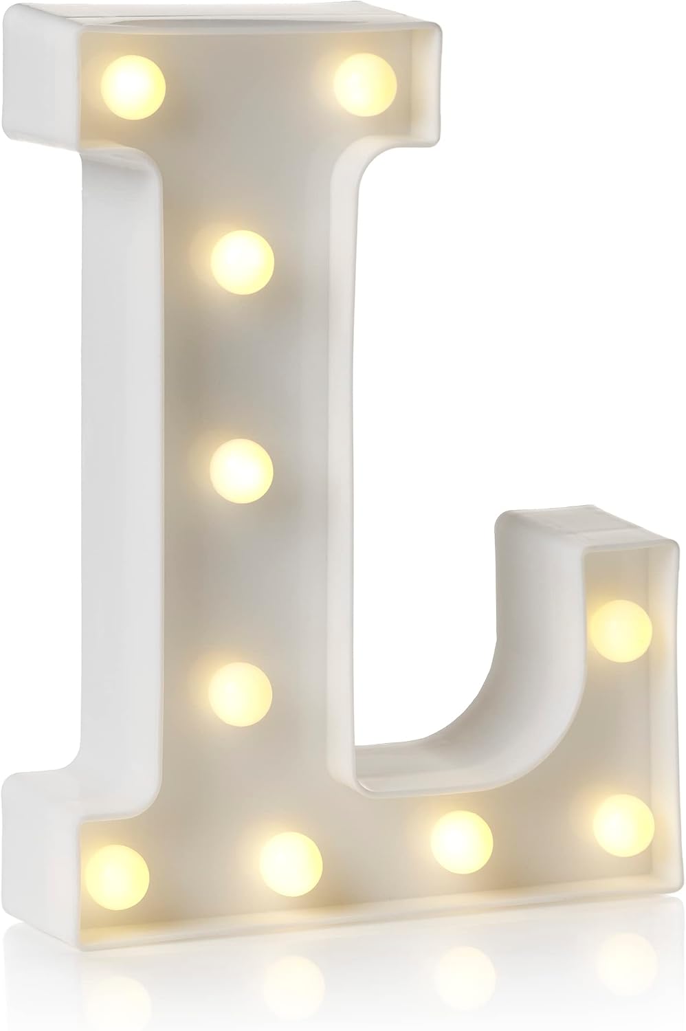 Auraglow LED Light Up Letter C Sign, Battery Powered Party Decoration