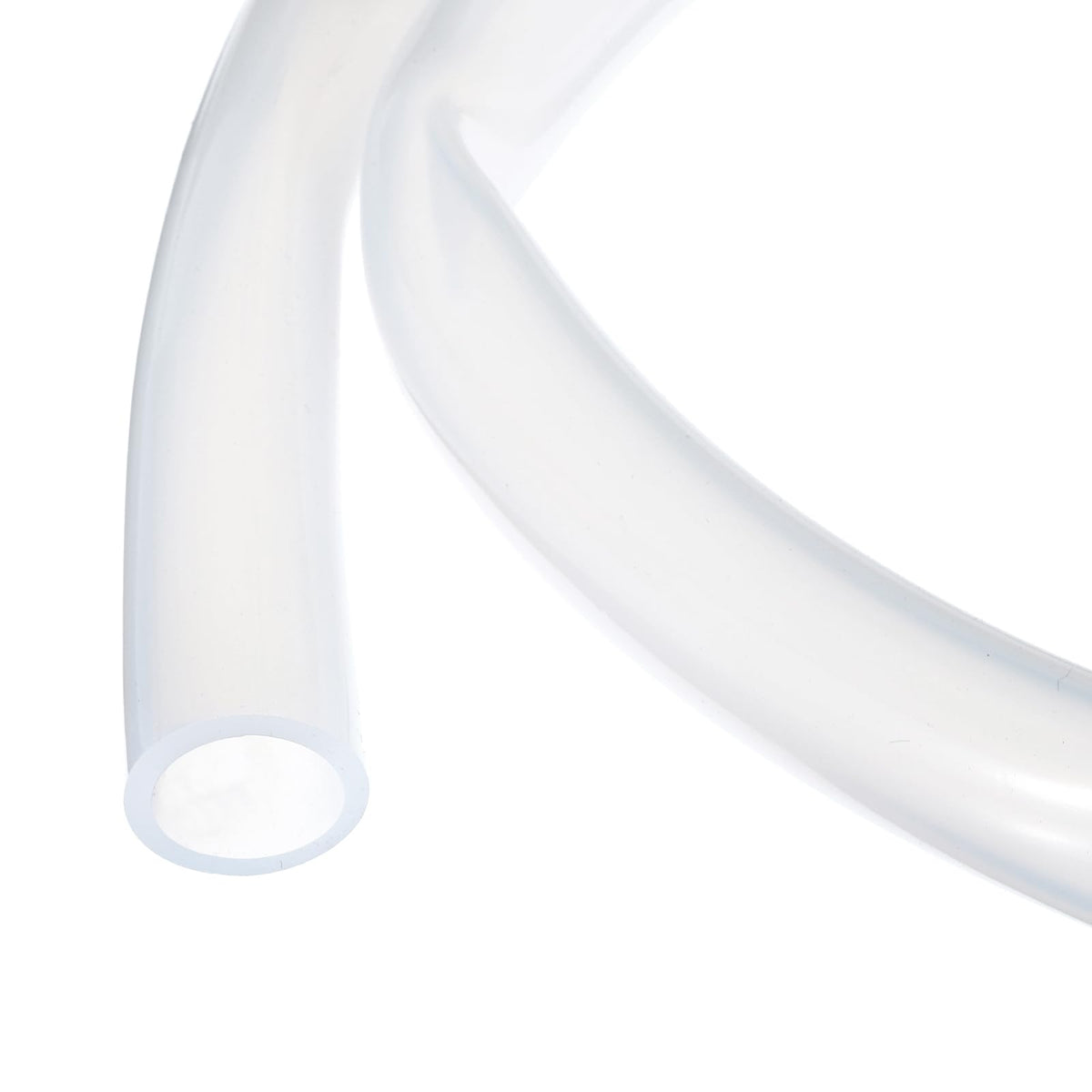 3.3ft Silicone Tubing 4mm ID 6mm OD Clear Industrial Plastic Tubing Pure Silicone Hoses for Pump Siphoning Draining Irrigation Brewing, 1/4"