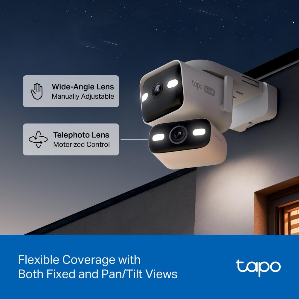 Tapo C216 2K 3MP Pan/Tilt Indoor Outdoor Security Camera Spotlights Camera