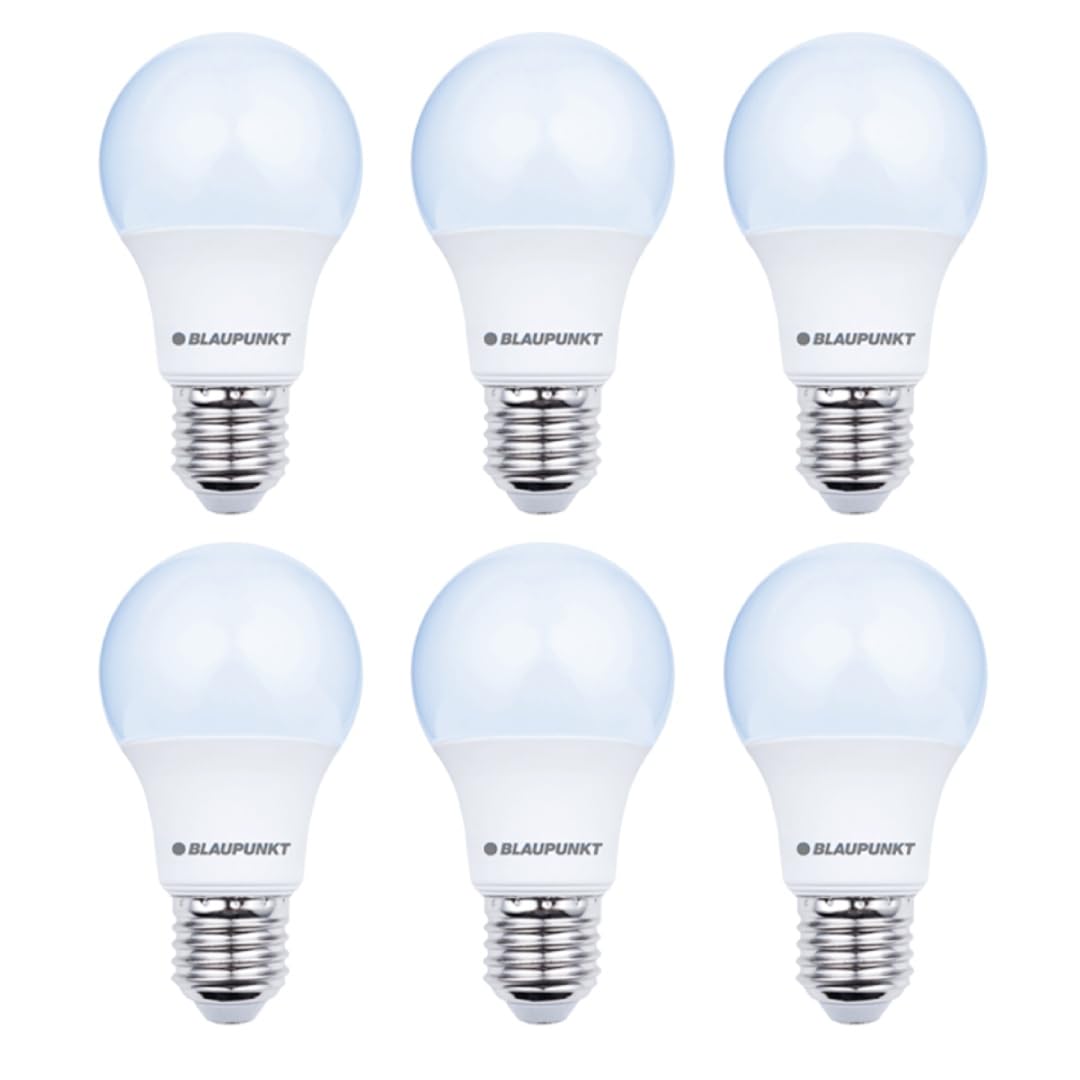 BLAUPUNKT E27 Classic Bulb A60 6W 600 Lumen 4000K Neutral White, 6-Pack