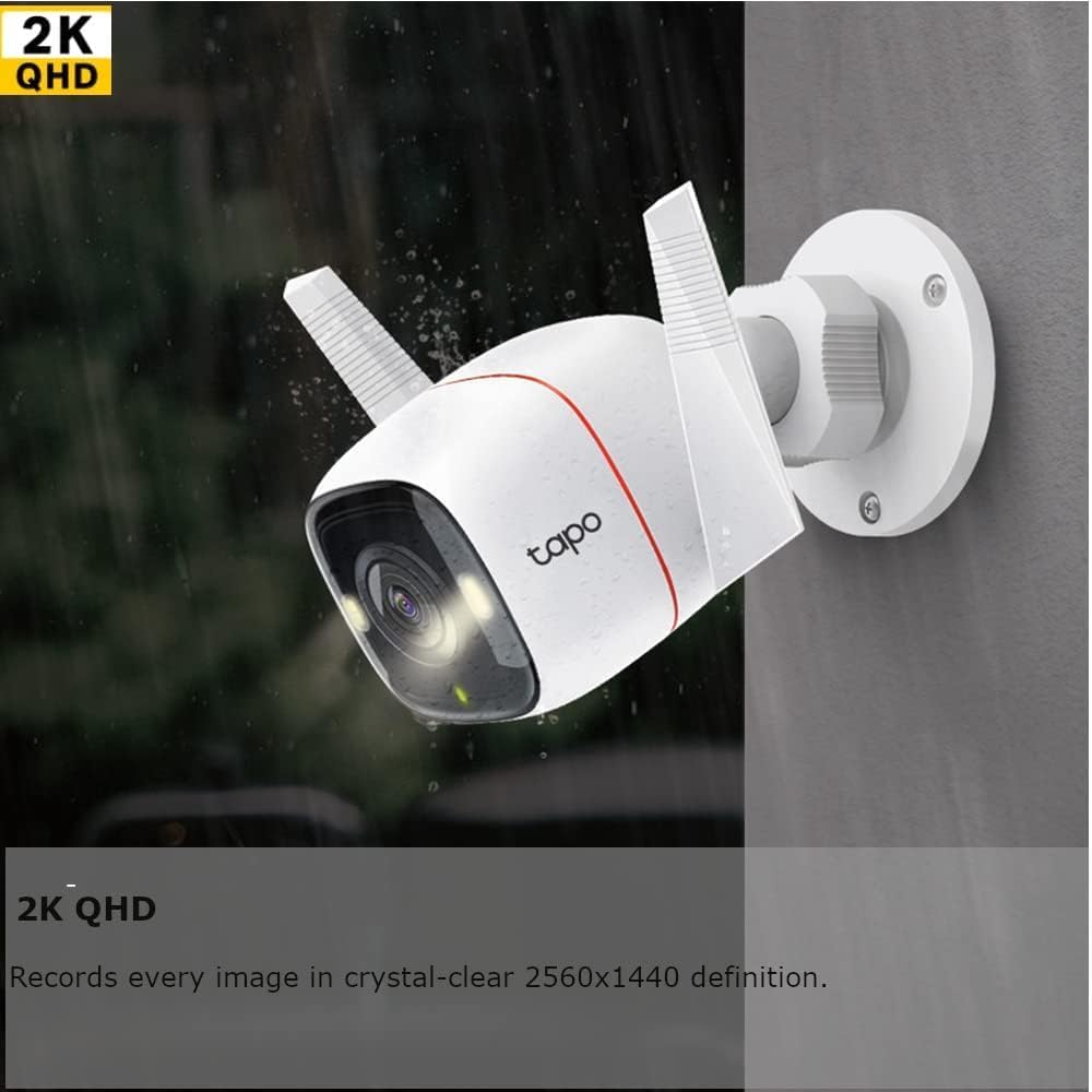 Tapo C216 2K 3MP Pan/Tilt Indoor Outdoor Security Camera Spotlights Camera