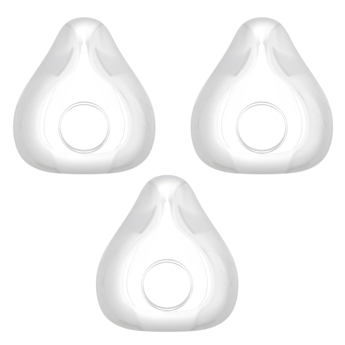 Replacement Cushion for AirFit F20 Mask - Pack of 2 Soft Silicone, Adaptive Design, Accessories, Sleep Apnea Mask, Comfortable and Secure Seal, Easy to Replace (Medium)