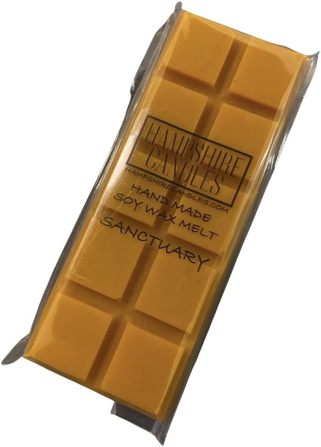 Sanctuary Wax Melts | Highly Scented | Eco Soy Wax, Cruelty & Vegan Free | Handmade Snap Bar (1 Bar)