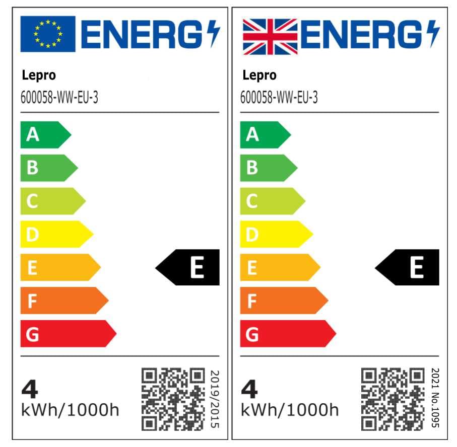 Lepro P45 E14 LED Light Bulb, Warm White 2700K, 4.2W=40W, 470LM, Pack of 6