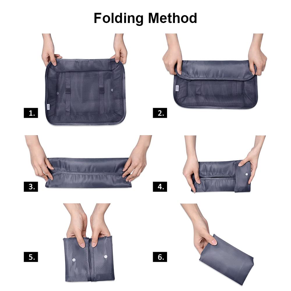 OSDUE Packing Cubes for Suitcase, 8PCS Thickening Travel Organiser Packing Bags Lightweight Travel Accessories Organizers Essentials Clothes Shoes Cosmetics Toiletries Storage Bags