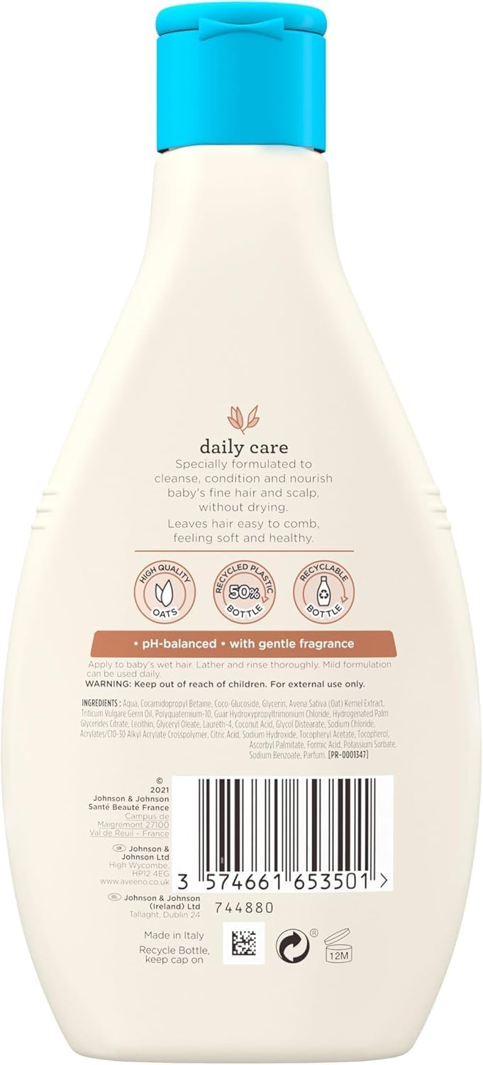 Aveeno Baby Daily Care 2-in-1 Shampoo and Conditioner (1x 250ml)
