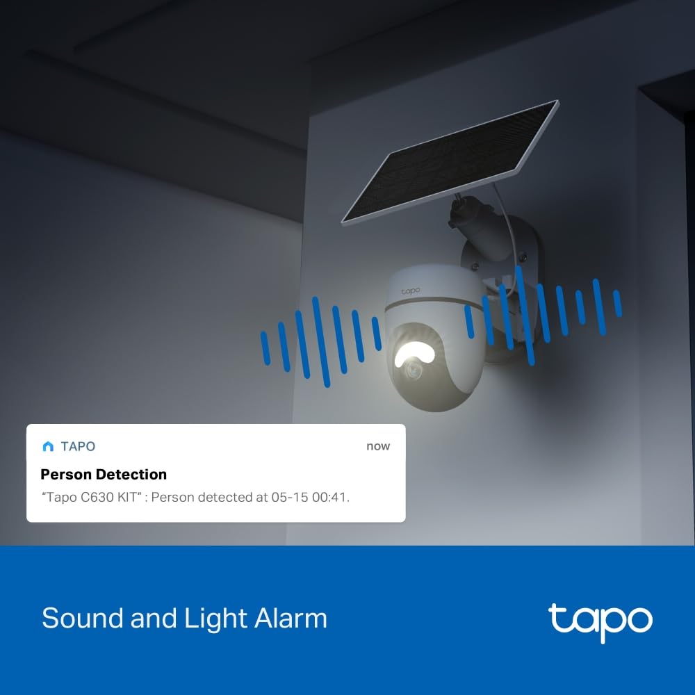 Tapo TC90 KIT 2K 3MP Solar Pan/Tilt Outdoor Security Camera Wireless