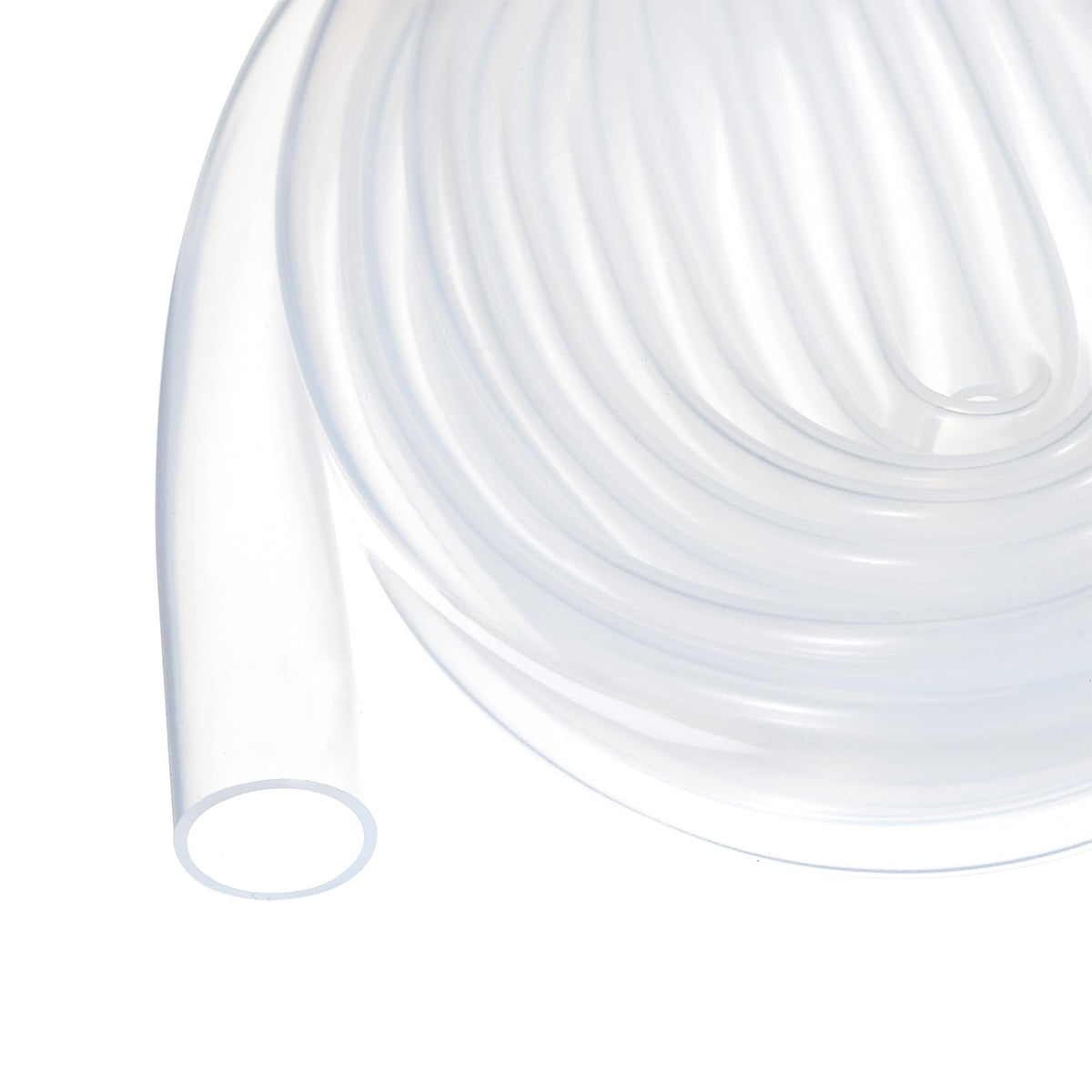 3.3ft Silicone Tubing 4mm ID 6mm OD Clear Industrial Plastic Tubing Pure Silicone Hoses for Pump Siphoning Draining Irrigation Brewing, 1/4"