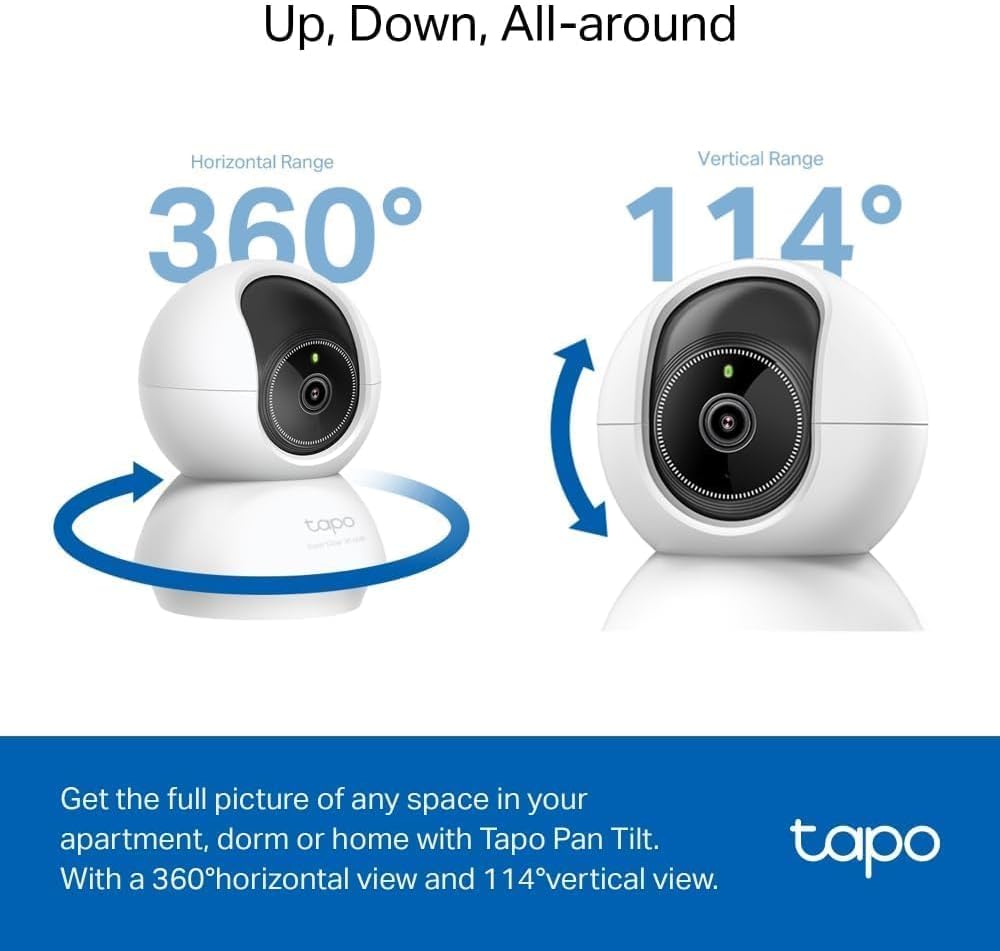 Tapo C230 3K 5MP Pan/Tilt Indoor Security Camera Pet Camera Baby Camera