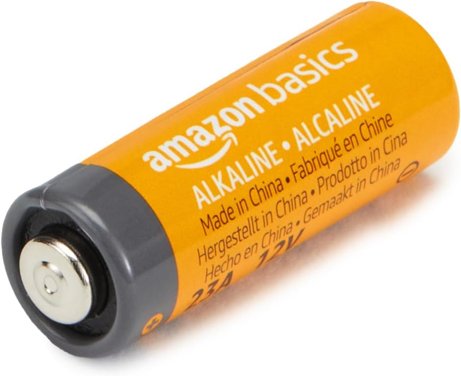 Amazon Basics 4-Pack 23A Alkaline Battery, 12 Volt, Long-Lasting Power