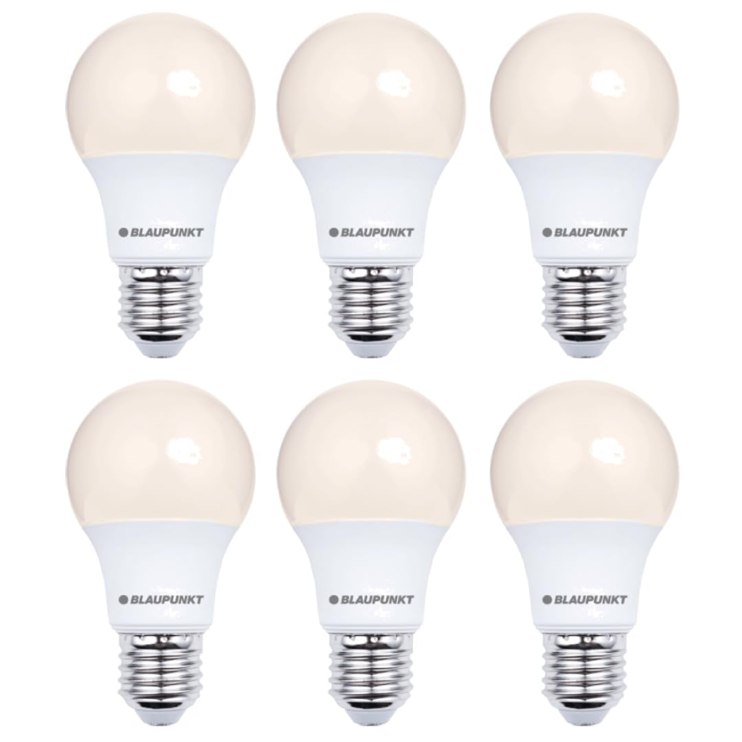 BLAUPUNKT E27 Classic Bulb A60 6W 600 Lumen 4000K Neutral White, 6-Pack