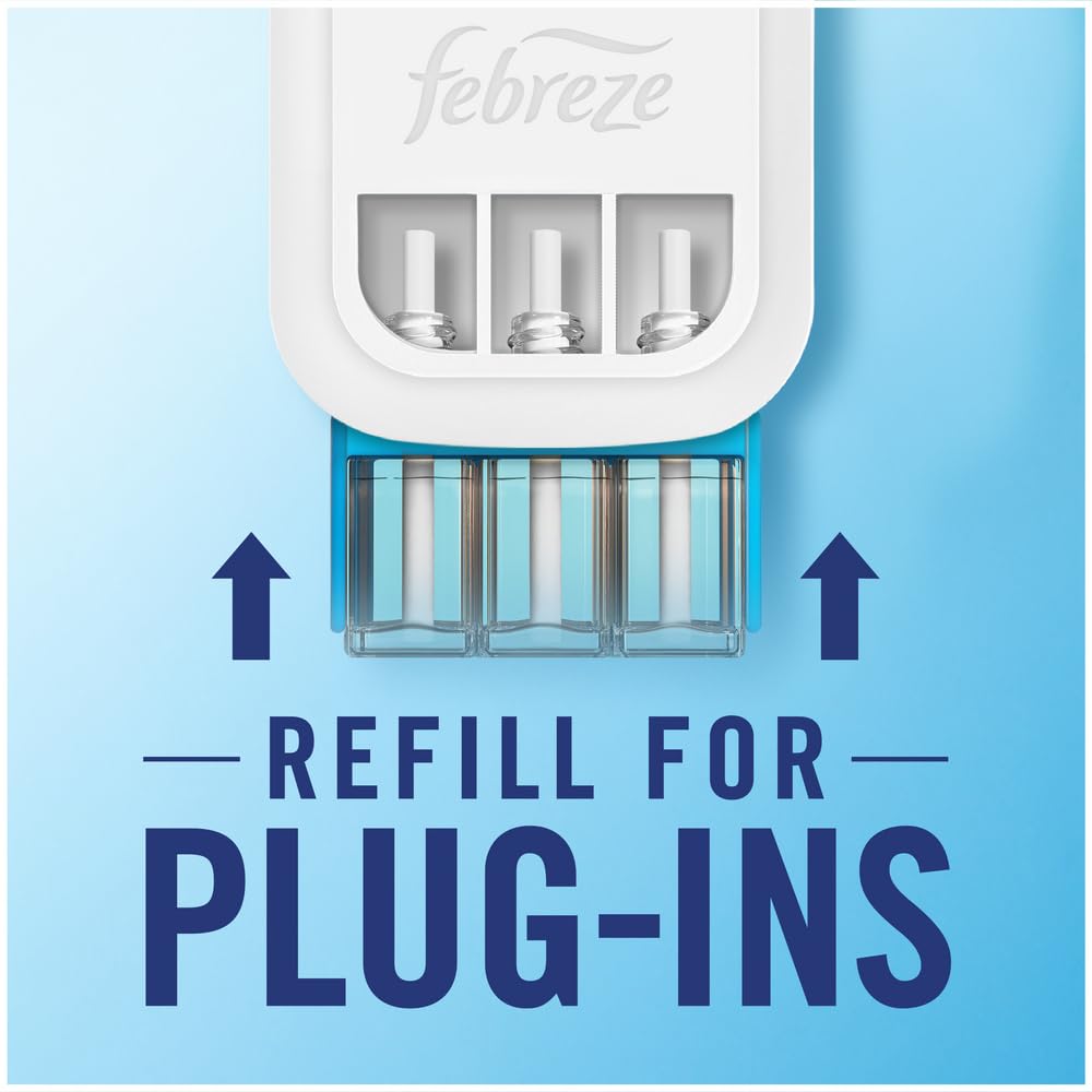 Febreze 3Volution Air Freshener Plug in Starter Kit Pet Fresh Scent 4x20ML