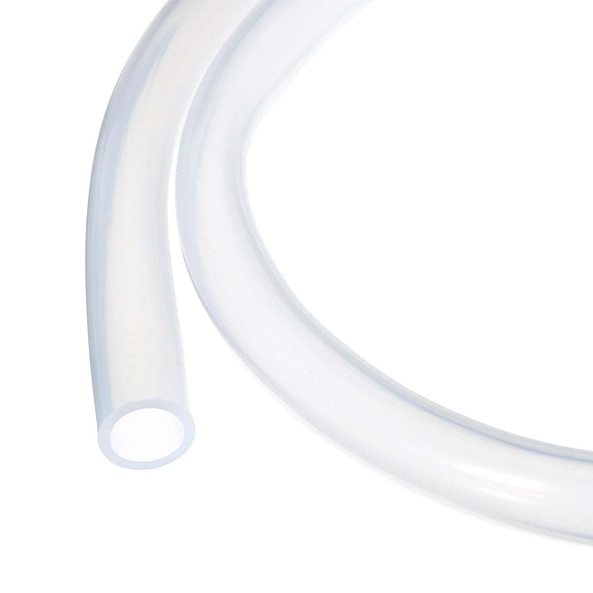 3.3ft Silicone Tubing 4mm ID 6mm OD Clear Industrial Plastic Tubing Pure Silicone Hoses for Pump Siphoning Draining Irrigation Brewing, 1/4"