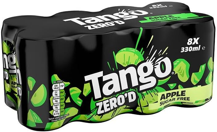 Tango Apple Sugar Free | 330ml Can | 8 Pack