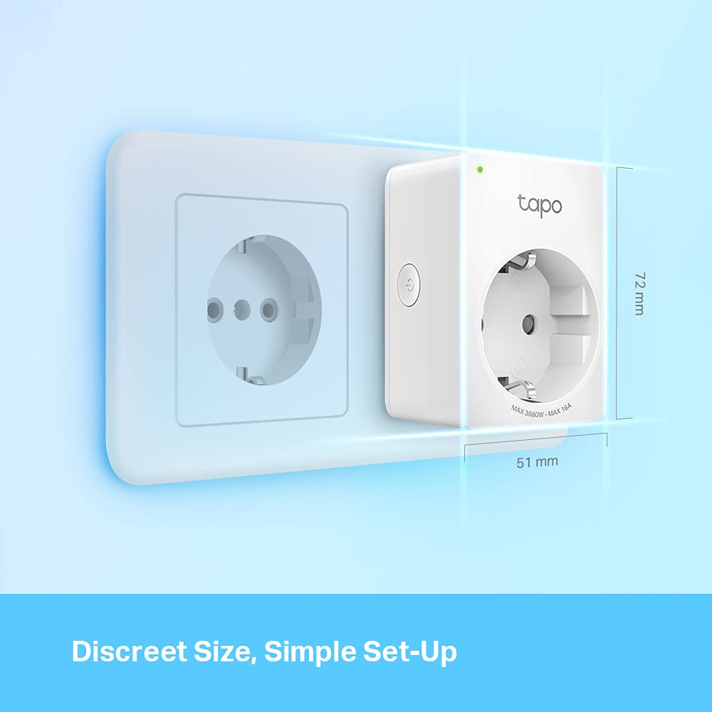 Tapo P100 2-Pack Smart Plug, Wi-Fi, App Remote Control, Voice Control with Alexa & Google, Away Mode, Scheduling & Timer, Device Sharing, Easy Set Up, Multiple Safety Guarantees