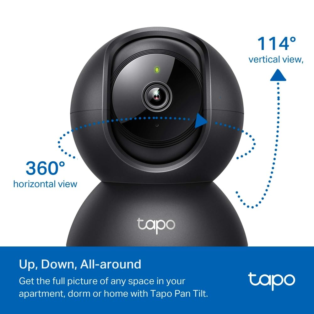 Tapo C200 Full HD Pan/Tilt Indoor Security Camera Pet Camera House Security