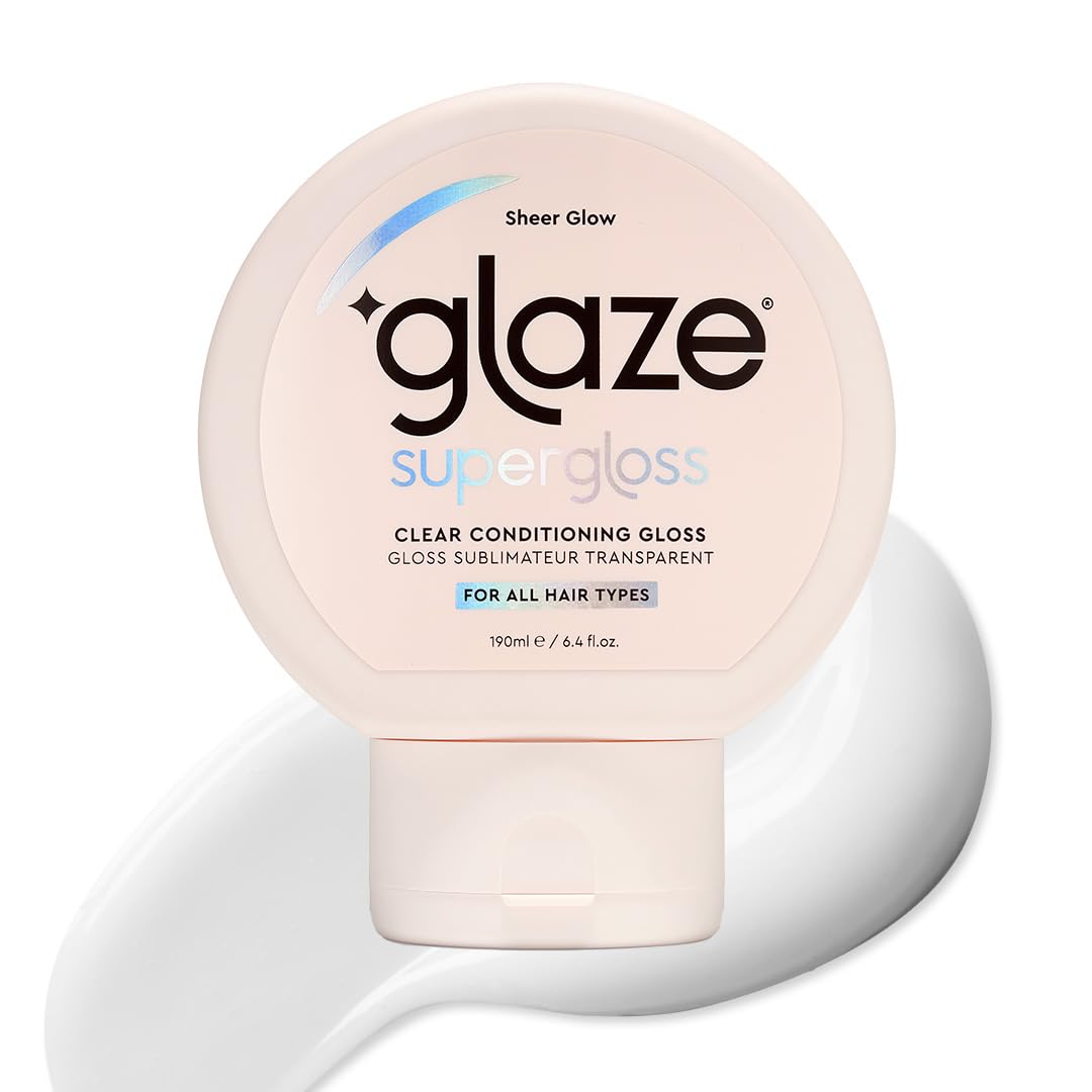 Glaze Supergloss Color Conditioning Gloss – Hydrating Semi-Permanent Colour Hair Gloss & Shine Boost – For Natural, Unbleached Dark Brown Hair – 190ml - Sleek Espresso