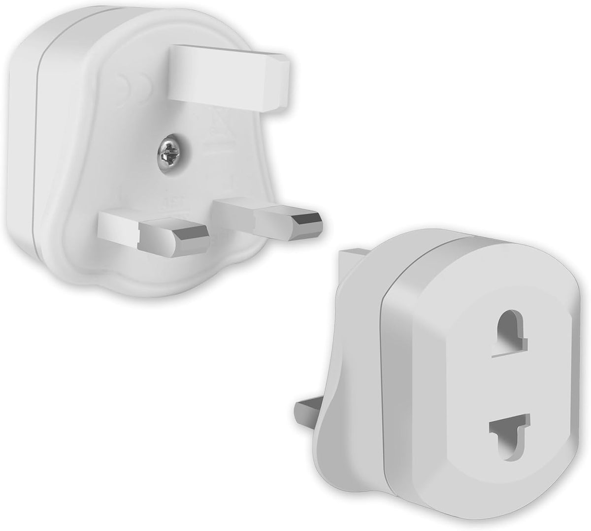 2 Pack Shaver Adapter Plug UK, Electric Toothbrush Adapter Plug UK, Toothbrush Adapter Plug UK, Bathroom Plug Adaptor UK, Plug for Toothbrush Charger UK