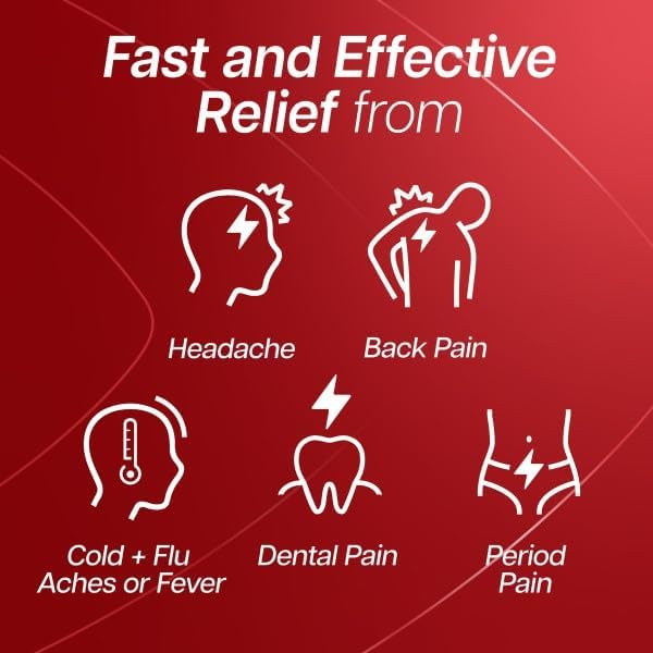 Panadol Extra Advance Painkillers, 500mg Paracetamol Tablets with 65mg Caffeine, Pain Relief for Migraines, Headaches, Backache, Joint Pain, Period Pain and Toothache, Pack of 16.