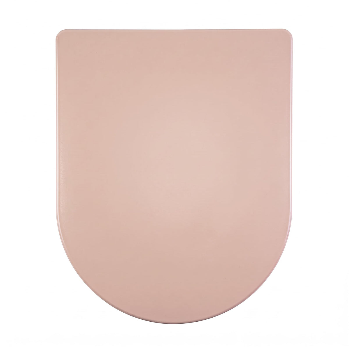 AQUALONA® Premium Thermoplastic Toilet Seat Soft Close Hardwearing Seat with Two Button Hinge Release D Shaped Easy to Clean Simple Installation Top and Bottom Fittings (White - D Shape)