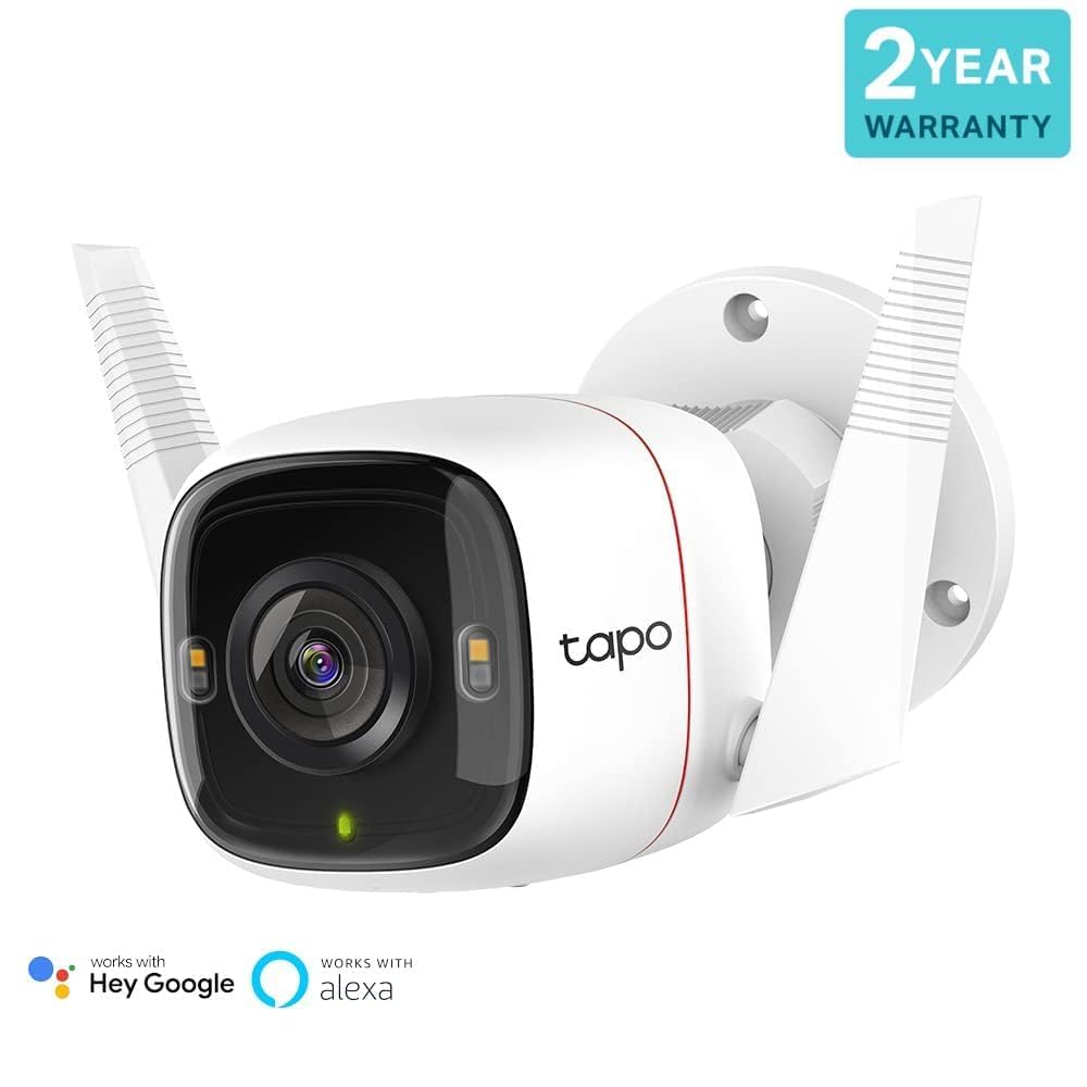 Tapo C216 2K 3MP Pan/Tilt Indoor Outdoor Security Camera Spotlights Camera