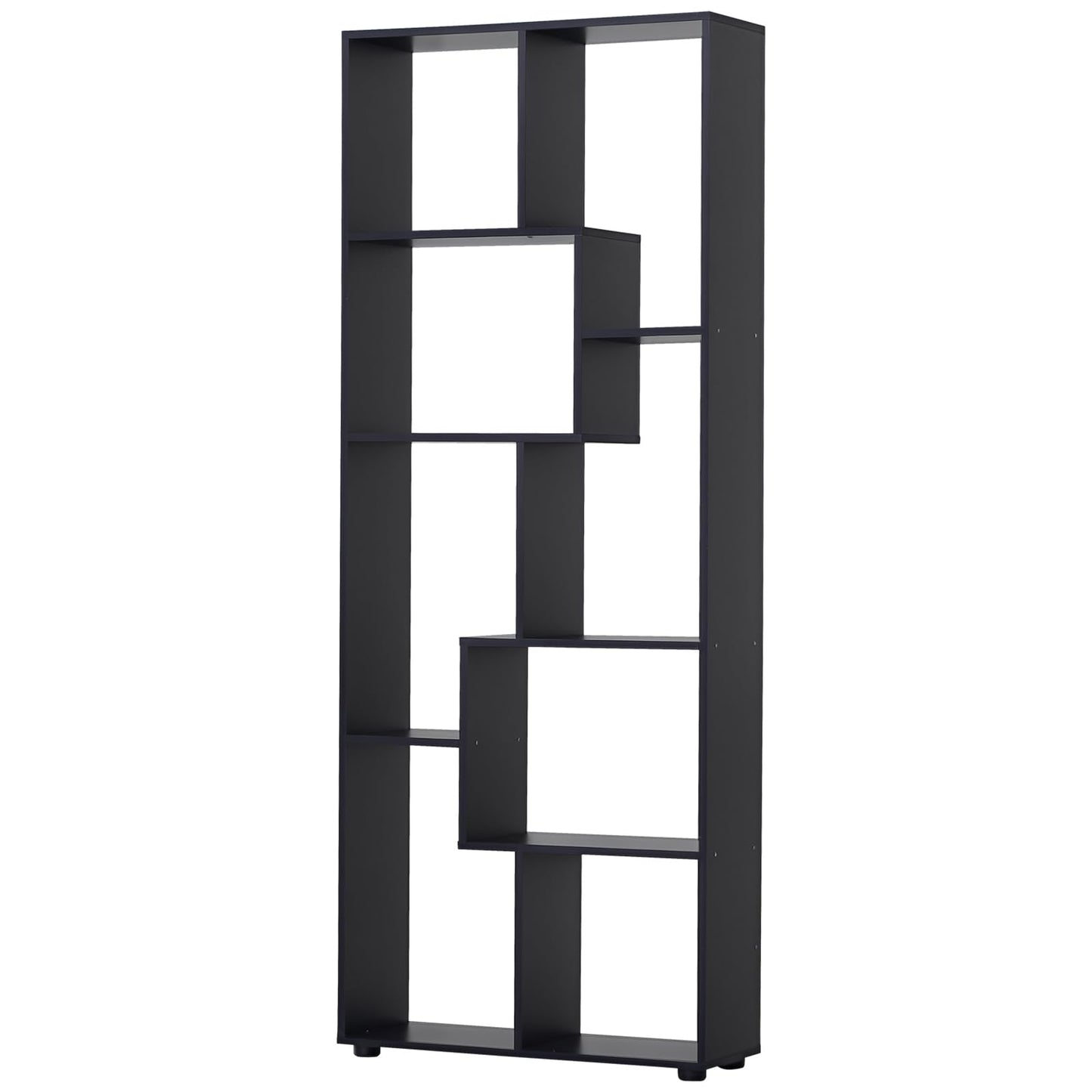 HOMCOM Bookshelf, Tall Bookcase, Modern Room Divider, 8 Cube Storage Unit, Freestanding Storage Shelf for Living Room, Bedroom, Home Office, 70 x 24 x 178 cm, White
