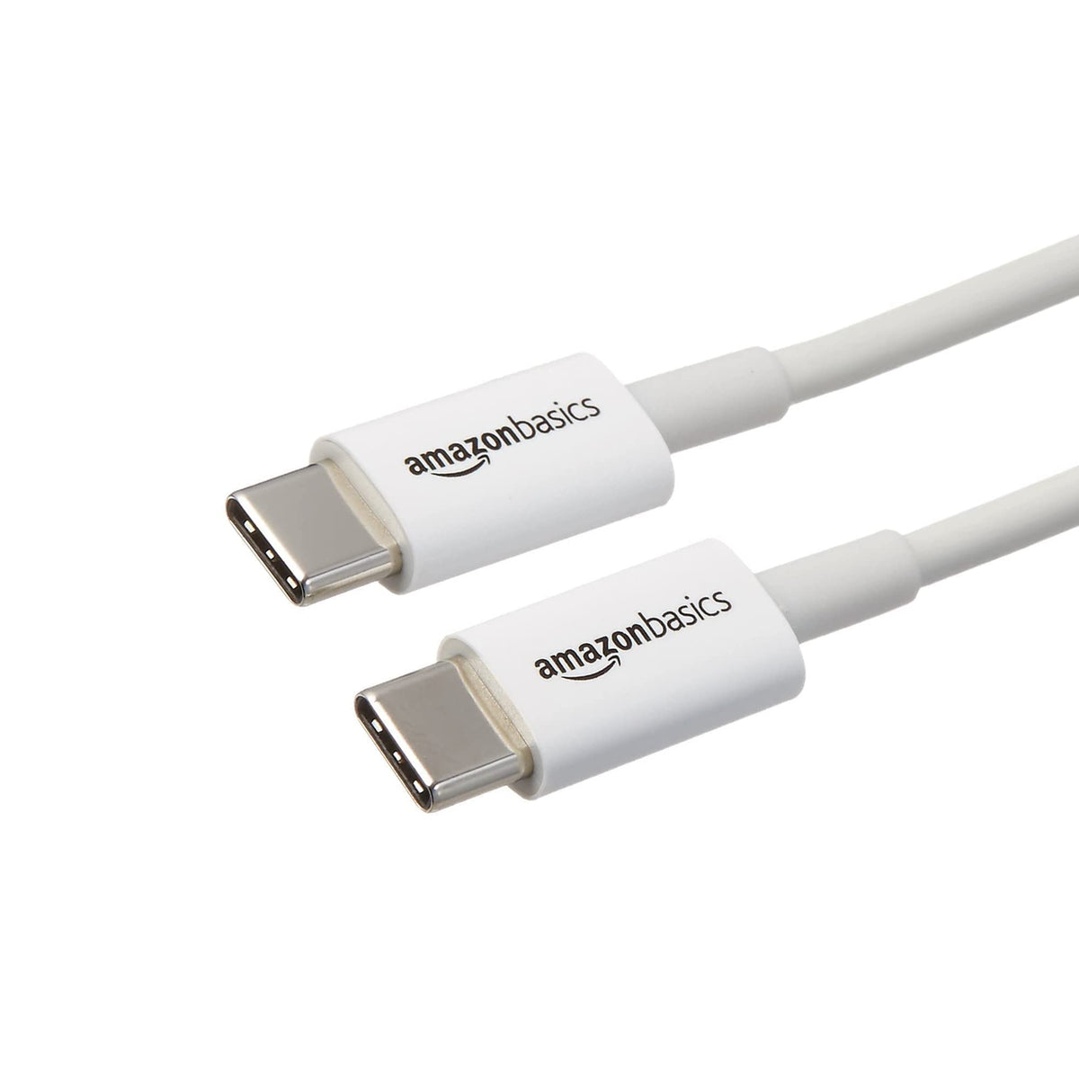 Amazon Basics USB-C to USB-C 2.0 Fast Charger Cable, 480Mbps Speed, USB-IF Certified, for Apple iPhone 16/15, iPad, Samsung Galaxy, Tablets, Laptops, 0.9 m, Black