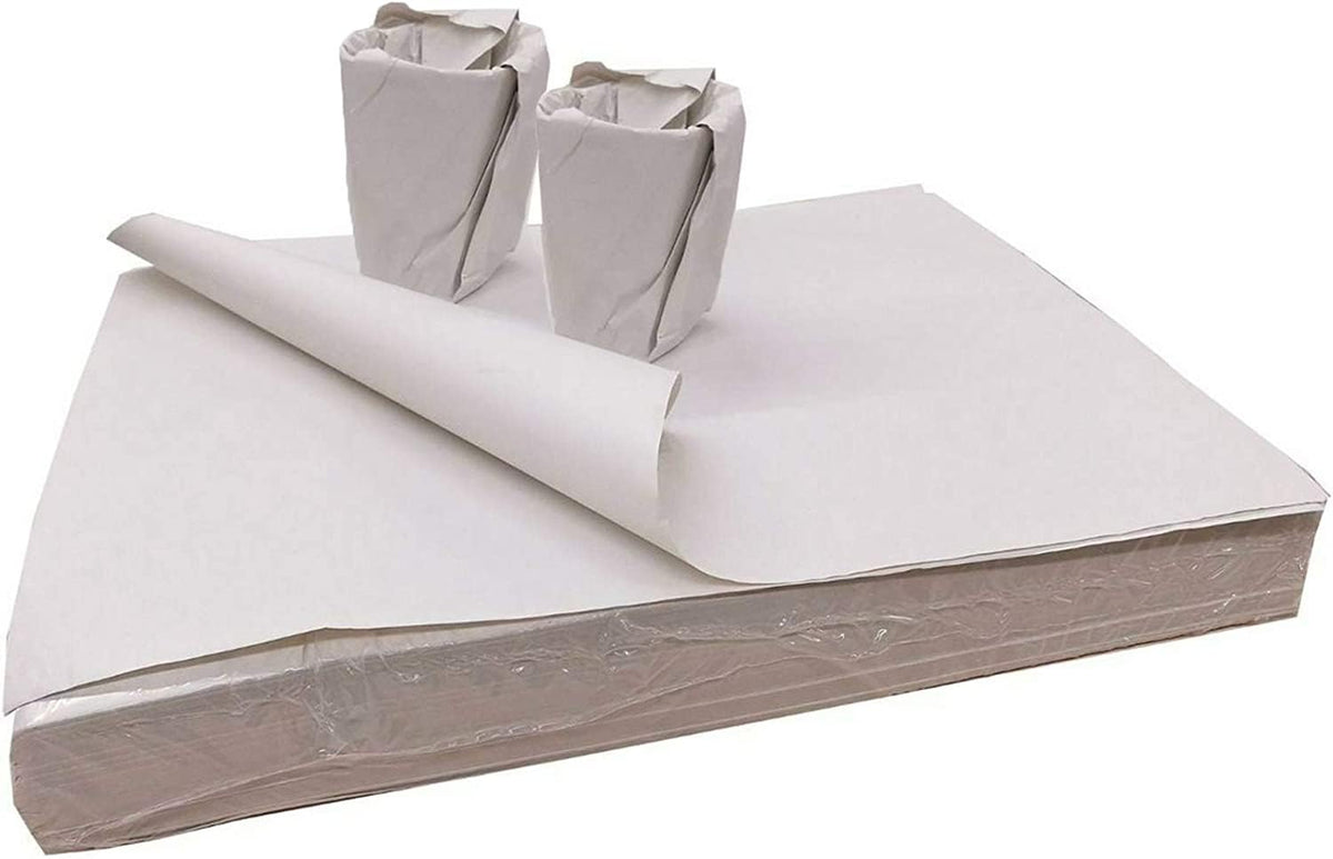 KAPCO A1 100 White Newspaper Offcuts Paper Sheets (20 x 30in) | Packaging for Moving House, Gift Box Packing, Storing Fragile Items, Clothes Wrapping | Super Absorbent Food Wrapping & Chip Shop Paper