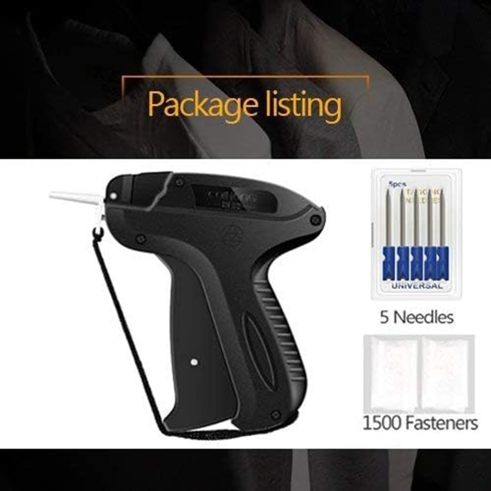 Stitchy Quick Clothing Fixer, Mini Stitch Gun for Clothes, Clothing Stitch Tagging Gun with Case,Stitchy Tool with 6 Needles,1500 Black & 1500 White 5mm Micro Fasteners
