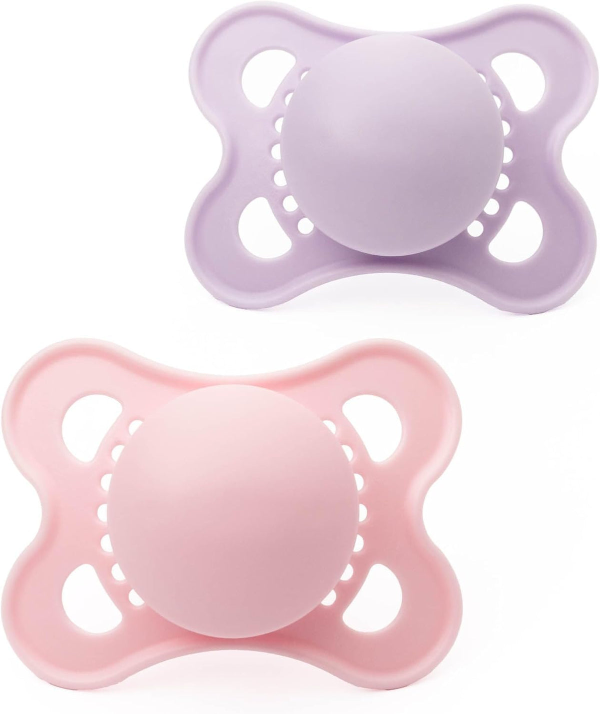 MAM Original Dummies, 0-6M, 2 Pack, Orthodontic Design, Blue/Cream