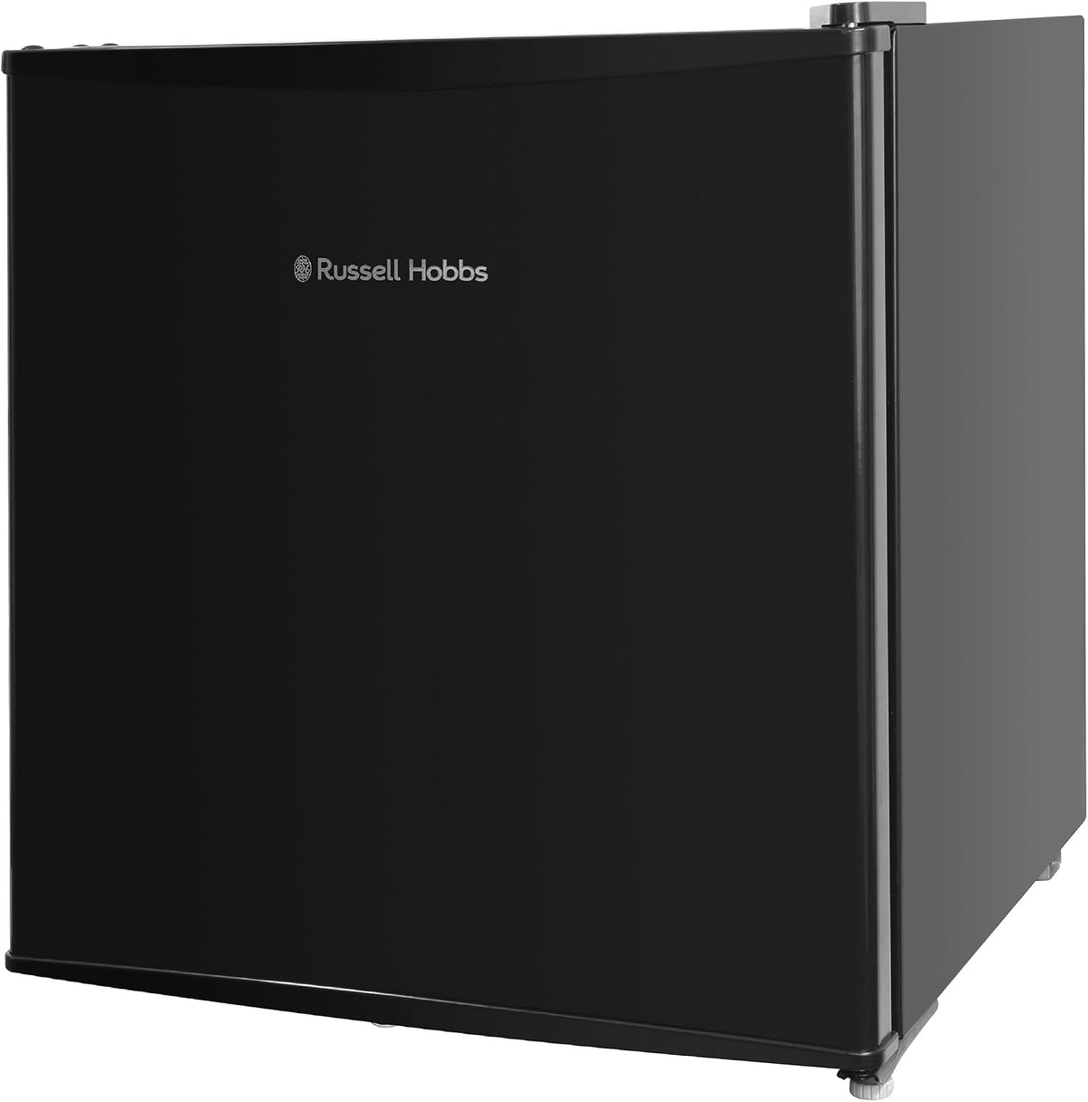 Russell Hobbs Table Top Larder Mini Fridge 43 Litre Capacity, Reversible Door & Adjustable Feet, Small Fridge, Manual Temperature Control, Ice Box, Black RHTTF0E1B