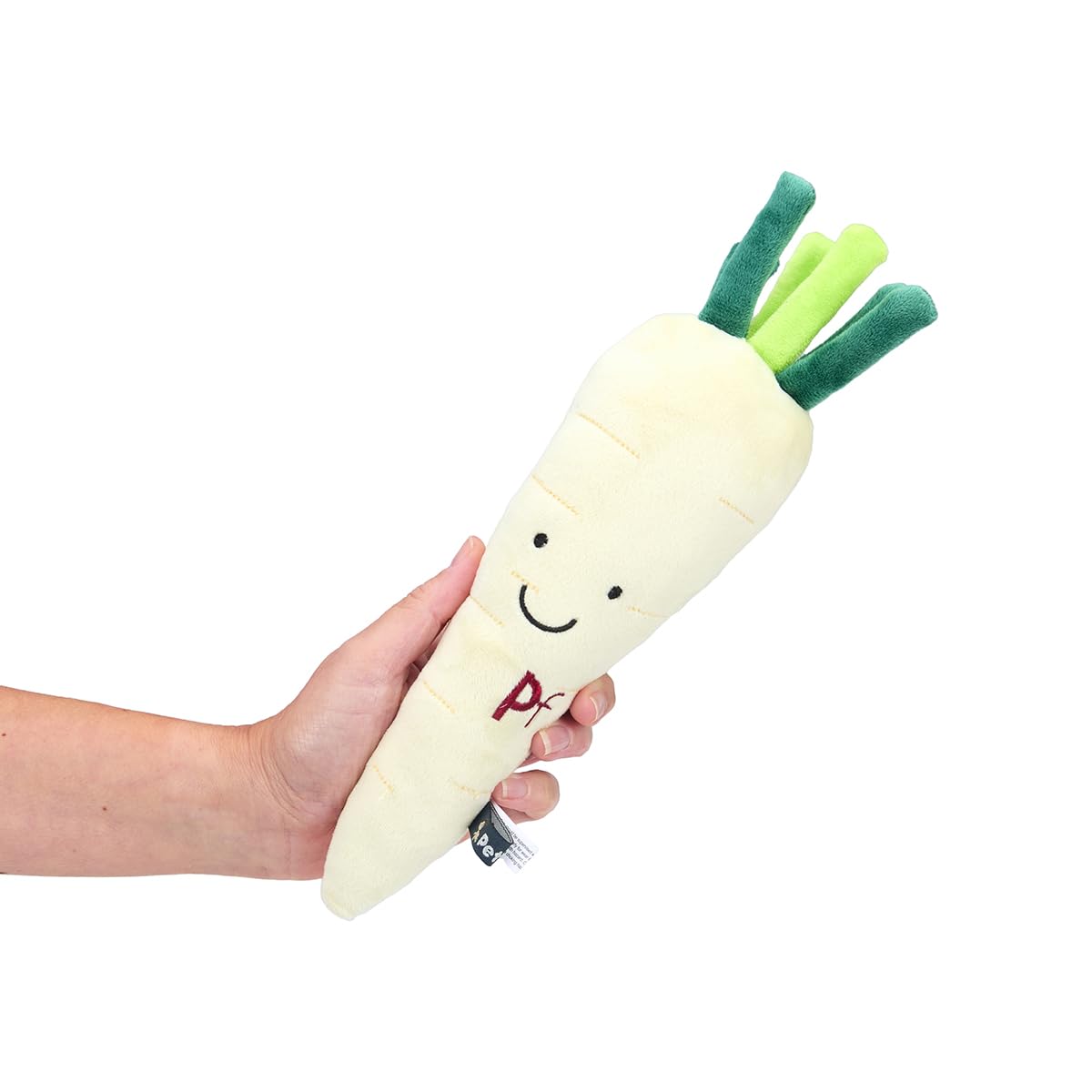 Petface Foodie Faces Fluffy Carrot Dog Toy