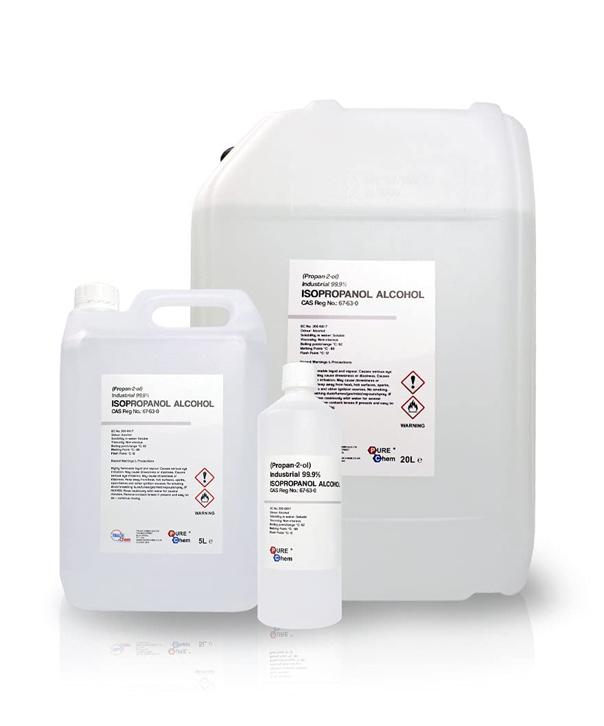 Pure Chem Isopropyl Alcohol Isopropanol IPA Rubbing Alcohol Cleaning 99.9%