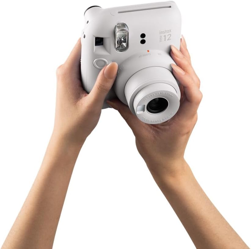 instax mini 12 camera, Clay White