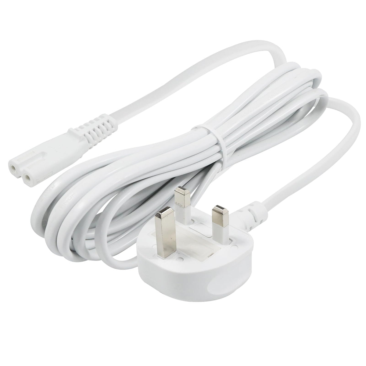 power 5M UK 3PIN Plug to IEC C7 Figure 8 Replacement Mains Cable Compatible with PS5, Xbox Series X, tv, Samsung, LG, Sony