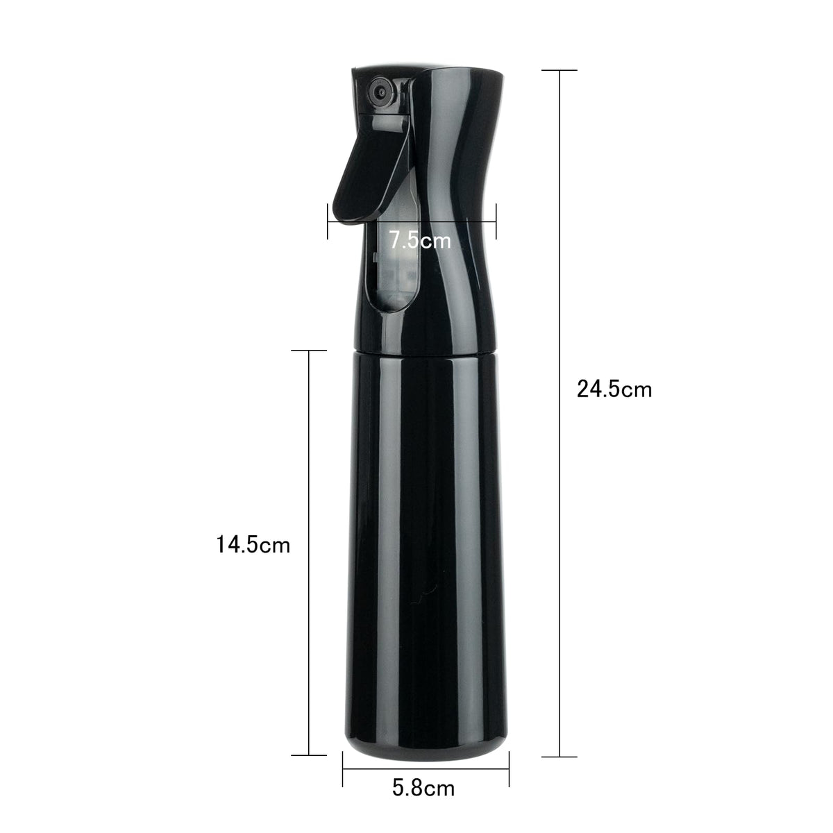Spray Bottles Continuous Ultra Fine Mist Empty Water Bottles Hairdresser Spray Bottles Salon Hairdresser Hair Tool Water Sprayer (200ML, Mint Green)